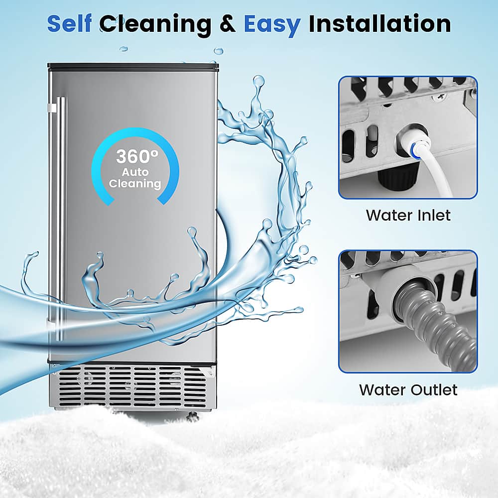 Self Cleaning & Easy Installation 360 Auto Cleaning Water Inlet Water Outlet