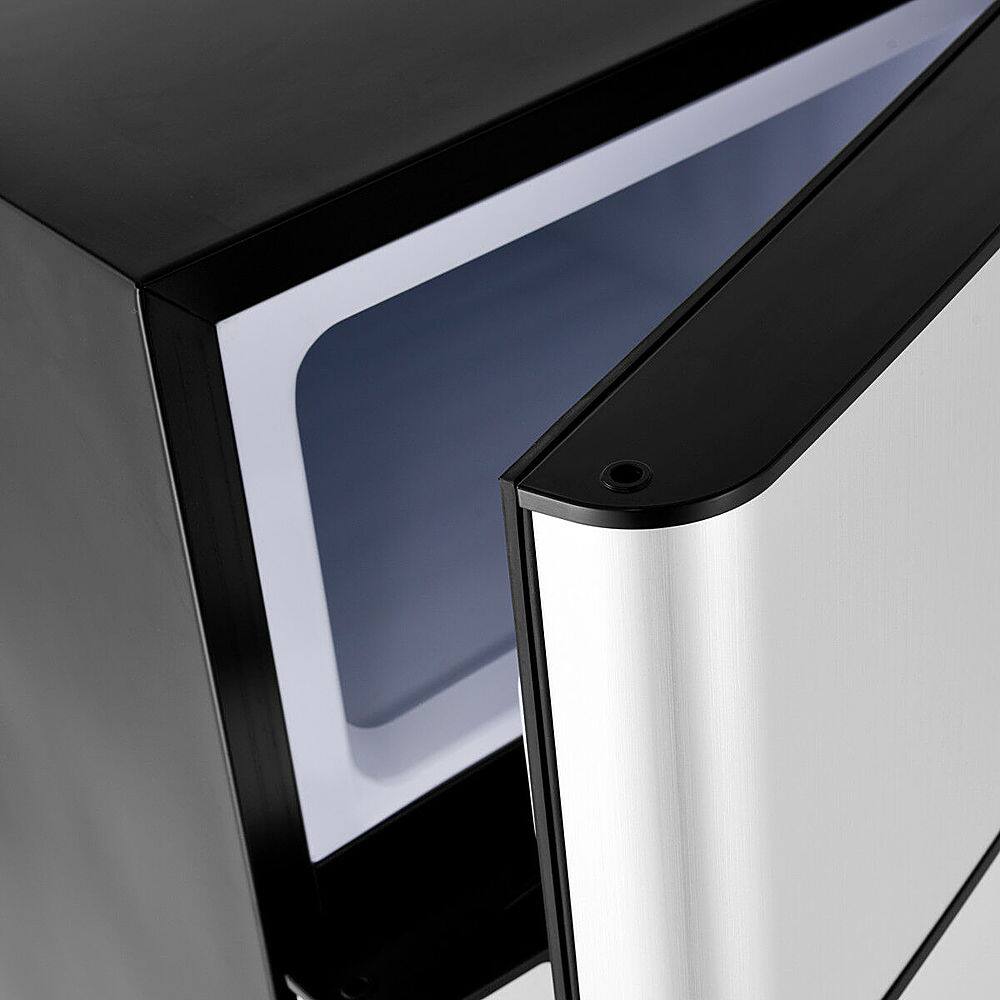 Alt View 20. Costway - Refrigerator Small Freezer Cooler Fridge Compact 3.2 cu ft. Unit - Gray.