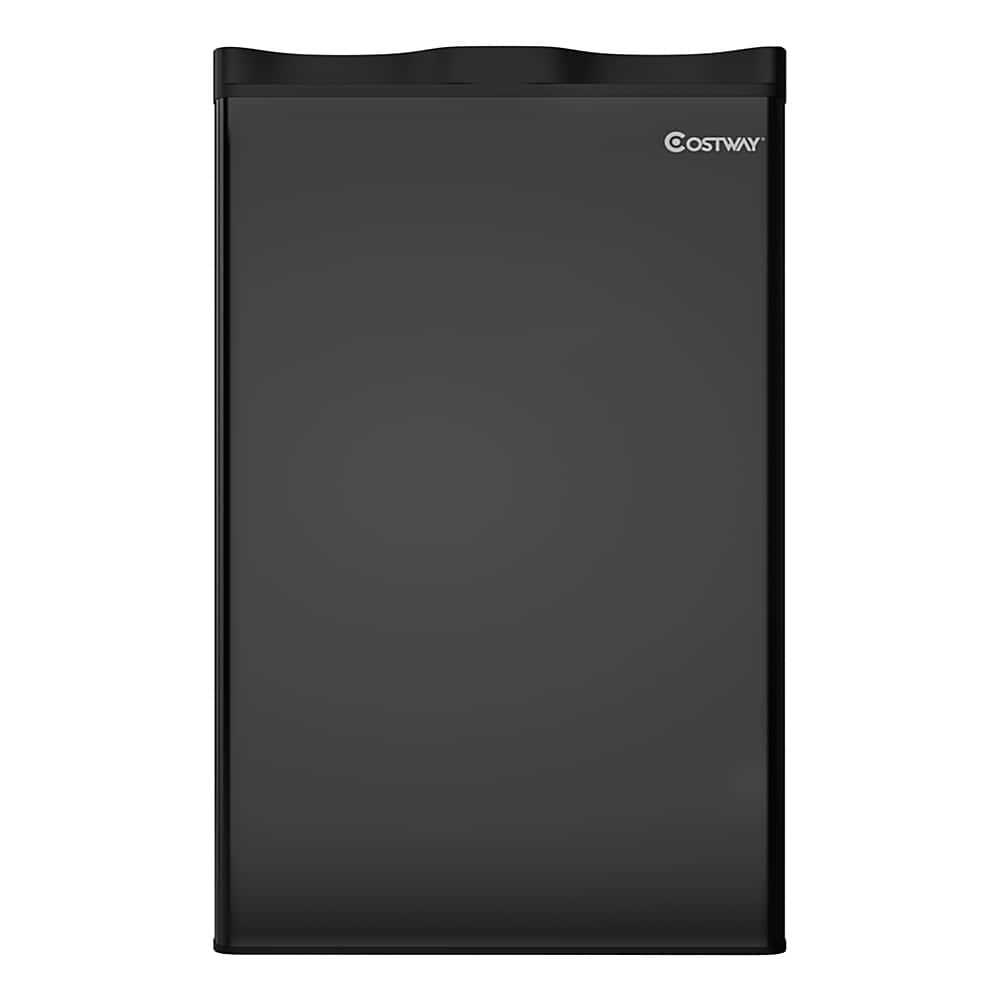 Alt View 17. Costway - 3.2 Cu.Ft. Compact Refrigerator Mini Dorm Small Fridge Freezer Reversible Door - Black.