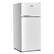 Alt View 14. Costway - 2 Doors 3.4 cu ft. Unit Compact Mini Refrigerator Freezer Cooler - White.