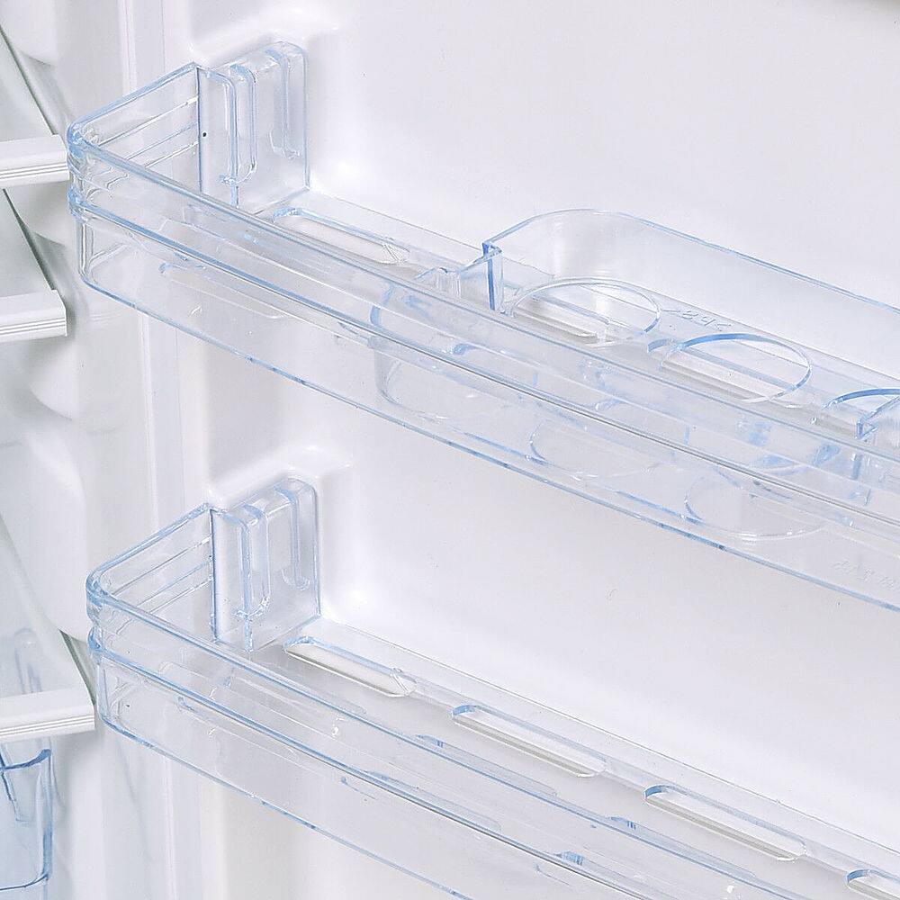 Alt View 18. Costway - 2 Doors 3.4 cu ft. Unit  Compact Mini Refrigerator Freezer Cooler - White.