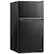 Front. Costway - 3.2 Cu.Ft Mini Refrigerator with Freezer Compact Fridge with 2 Reversible Door - Black.