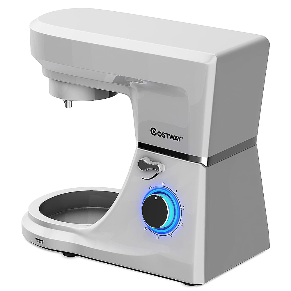 みっちゃん Costway Tilt Head Stand Mixer 7.5 Qt 6 Speed 660W with Dough
