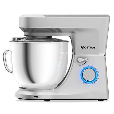まみっしー Costway Tilt Head Stand Mixer 7.5 Qt 6 Speed 660W with Dough