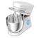 Alt View 19. Costway - Tilt-Head Stand Mixer 7.5 Qt 6 Speed 660W with Dough Hook, Whisk & Beater - White.