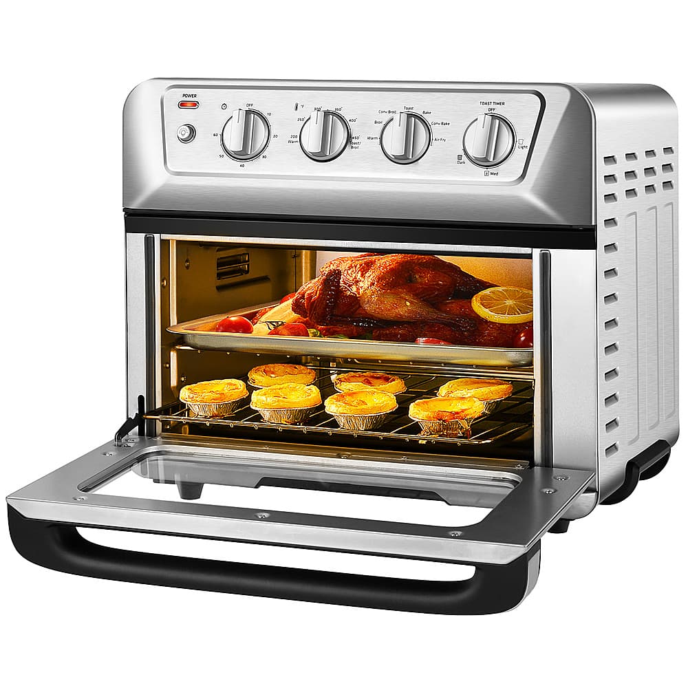 Costway 21.5QT Air Fryer Toaster Oven 1800W Countertop Convection Oven ...