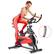 Front. Costway - Magnetic Exercise Bike Fitness Cycling Bike W/35Lbs Flywheel Home Gym - Red/Black.