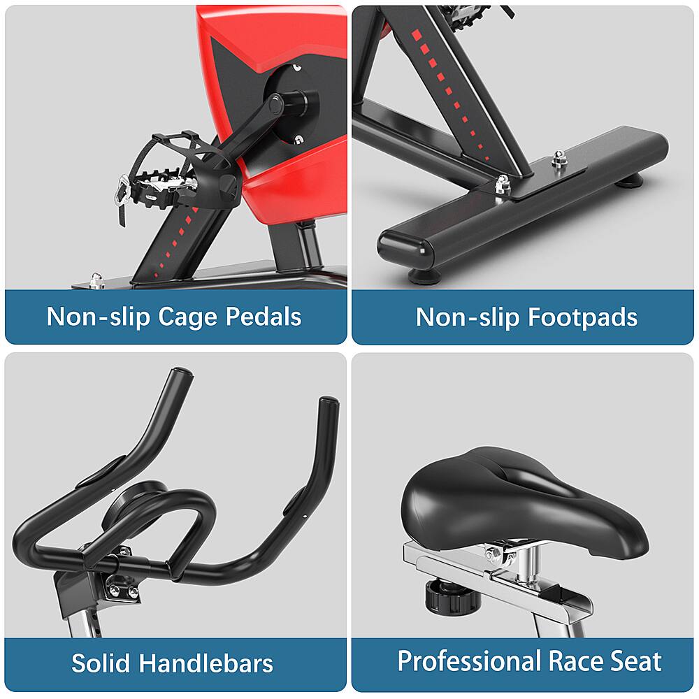 Non-slip Cage Pedals Non-slip Footpads Solid Handlebars Professional Race Seat