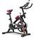 Front. Costway - Exercise Bicycle Indoor Bike Cycling Cardio Adjustable Gym Workout Fitness Home - Red.