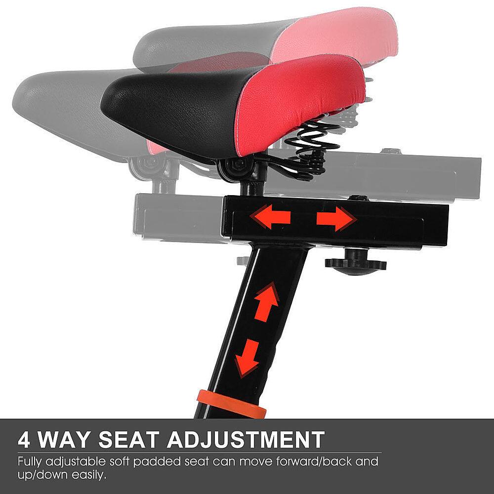 4 WAY SEAT ADJUSTMENT: Fully adjustable, soft padded seat that can move forward/back and up/down easily.