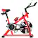 Front. Costway - Adjustable Exercise Bike Bicycle Cycling Cardio Fitness LCD w/ 18lb Flywheel - Red/Black.