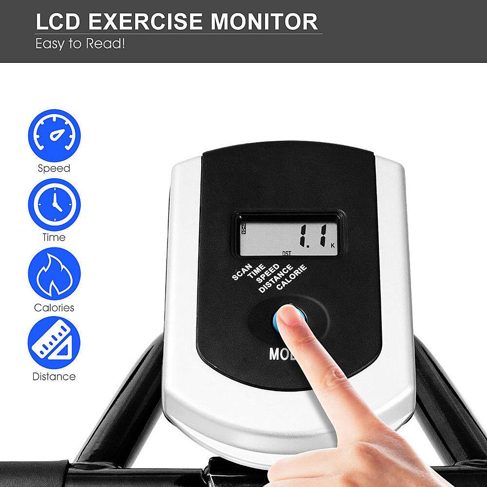 LCD Exercise Monitor Easy to Read! Speed Time Calories Distance Calorie Burn