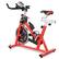 Alt View 19. Costway - Stationary Indoor Fitness Cycling Bik w/ LCD Monitor - Black/Red.