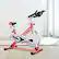 Alt View 20. Costway - Indoor Stationary Exercise Cycle Bike Bicycle Workout w/ Large Holder - Red + Gray.