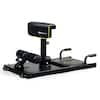 Front. Costway - 8-in-1 Multifunction Squat Machine Deep Sissy Squat Home Gym Fitness Ab Trainer - Black.