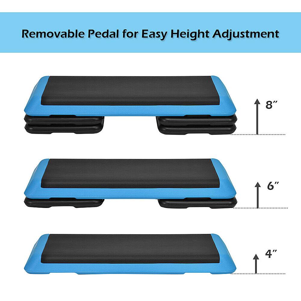 Removable Pedal for Easy Height Adjustment 8", 6", 4"