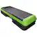 Front. Costway - Fitness Aerobic Step 43'' Cardio Adjust 4'' - 6'' - 8'' Exercise Stepper w/Risers - Green.