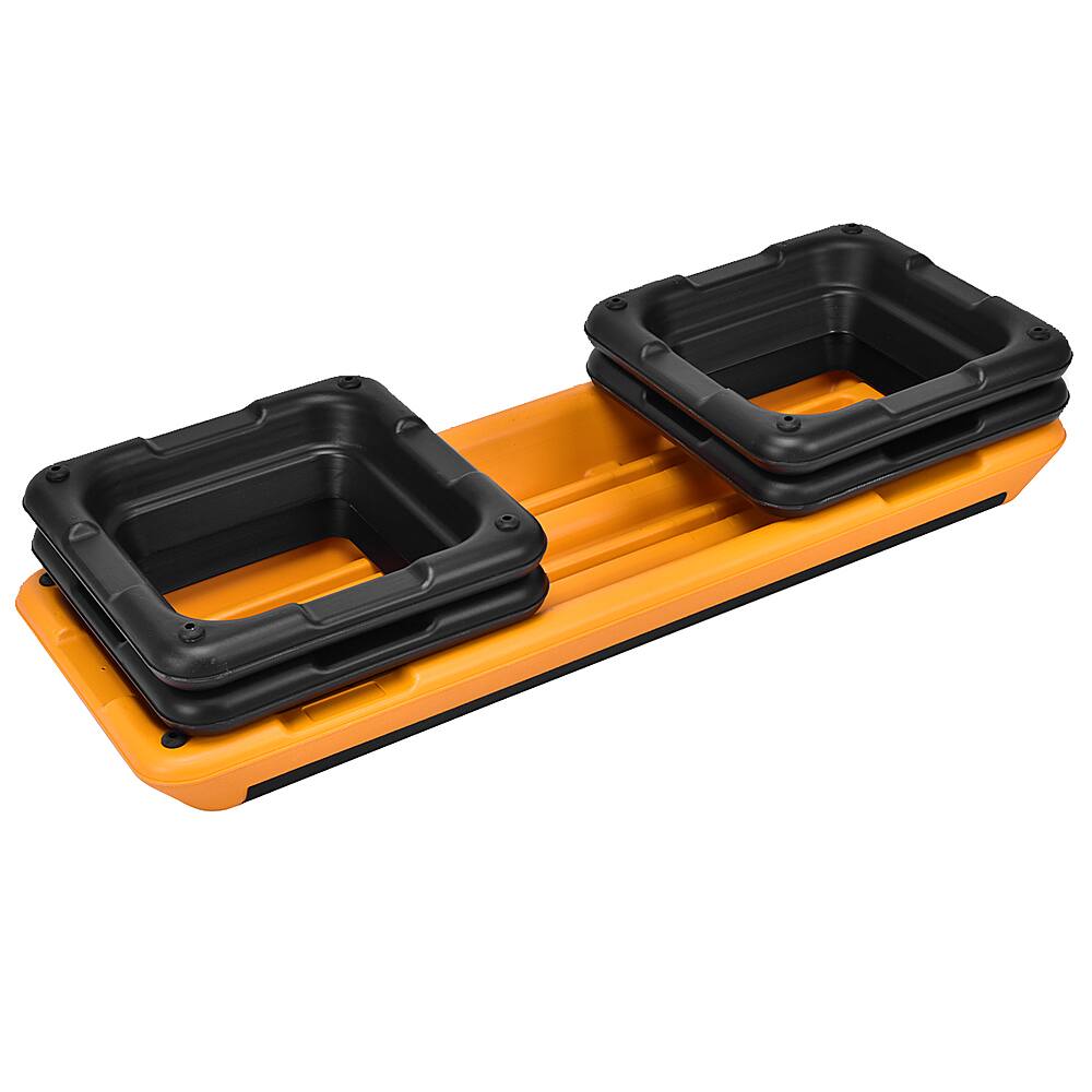 Alt View 21. Costway - Fitness Aerobic Step 43'' Cardio Adjust 4'' - 6'' - 8'' Exercise Stepper with Risers - Orange.