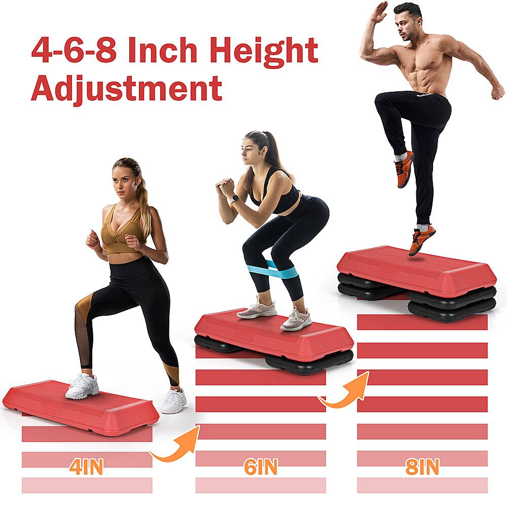 4-6-8 Inch Height Adjustment: 4IN, 6IN, 8IN