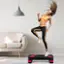 Alt View 11. Costway - 31'' Aerobic Exercise Stepper Cardio Trainer W/Riser Adjustable Height 4''- 6''- 8'' - Black/Pink.