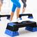 Alt View 14. Costway - Aerobic Exercise Stepper Trainer W/Riser Adjustable Height 5''- 7''- 9'' - Blue.