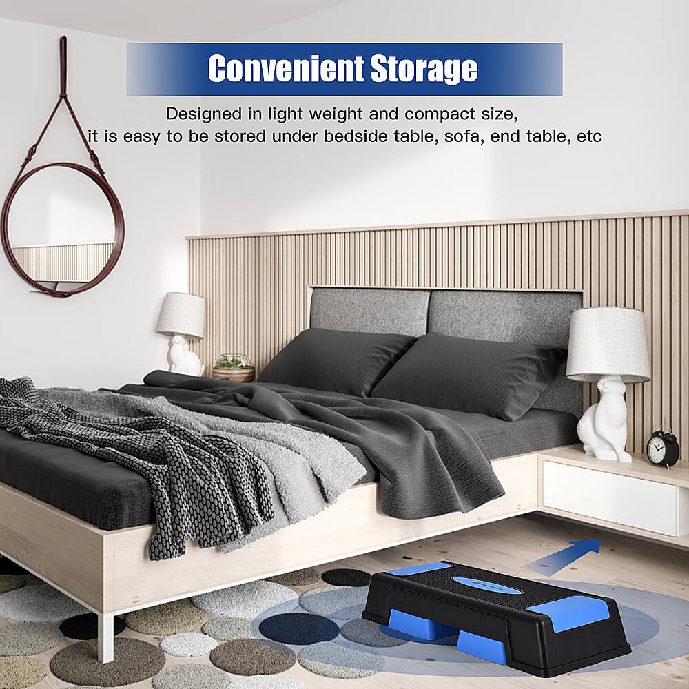 Convenient Storage is designed in a lightweight and compact size, making it easy to store under bedside tables, sofas, end tables, and other furniture.