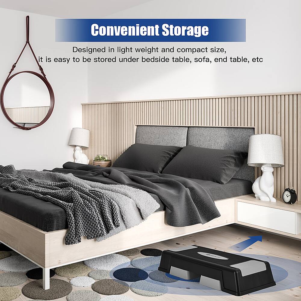 Convenient Storage: Designed in a lightweight and compact size, it is easy to be stored under bedside tables, sofas, end tables, and other similar furniture pieces.