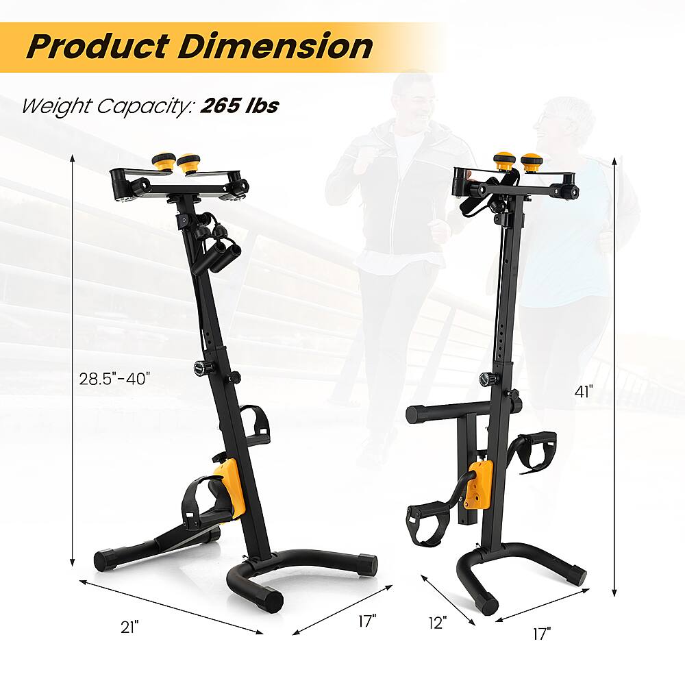 Product Dimension Weight Capacity: 265 lbs 28.5"-40" 41" 21" 17" 12" 17"