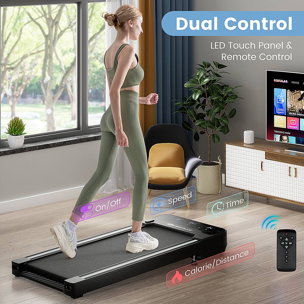 Dual Control LED Touch Panel & Remote Control POPULAR MOVES: 2 LIVE! - I SARA inALN  PROTUET F TRENDING n - lec On/Off G Speed CLTime Time C Calorie/Distance Distance Calorie i a . - A