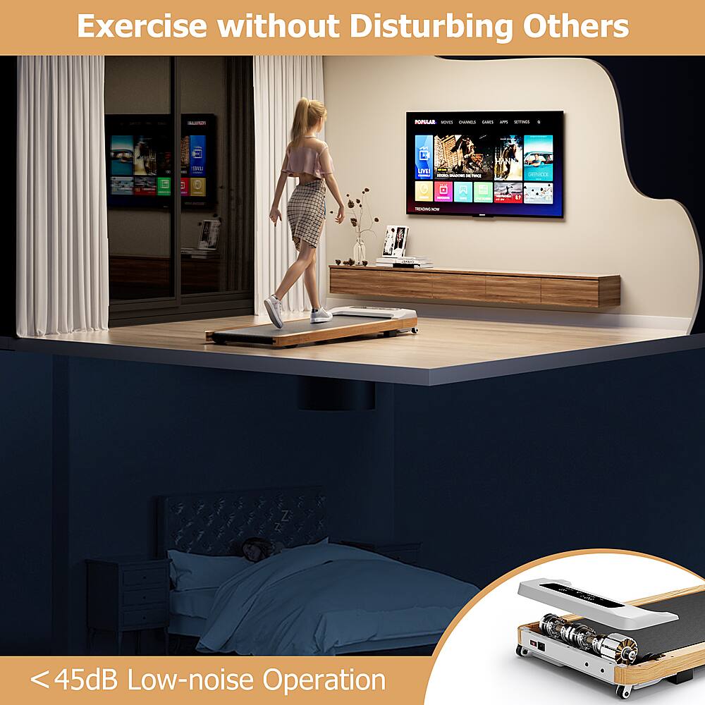 Exercise Without Disturbing Others - 45dB Low-noise Operation.