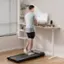 Alt View 13. Costway - Walking Pad w/265 lbs Capacity Remote Control & LED Display Under Desk Treadmill - Black.