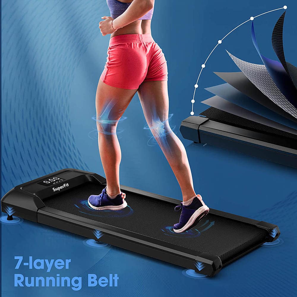 The text on the image reads, "I SuperFit 7-layer Running Belt."
