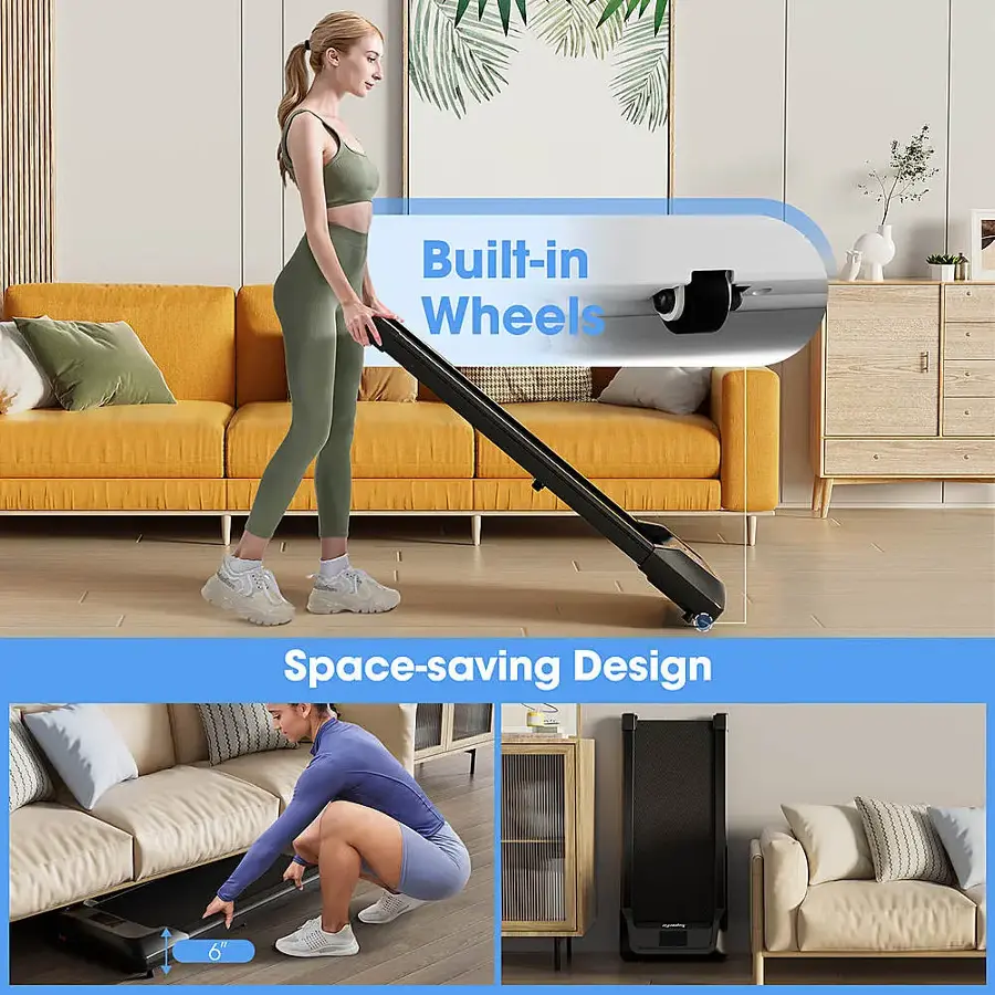 Built-in Wheels Space-saving Design