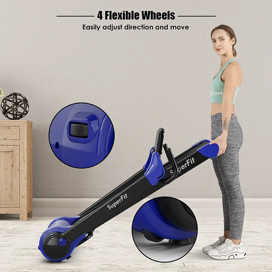 4 Flexible Wheels: Easily adjust direction and move with the SuperFit S perFit.