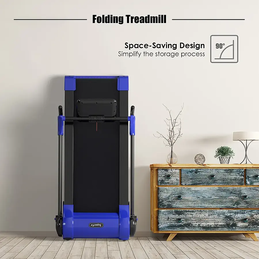 Folding Treadmill Space-Saving Design Simplify the storage process 90 SuperFold