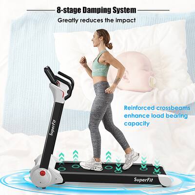 Costway 2.25HP Folding Electric Motorized Treadmill With