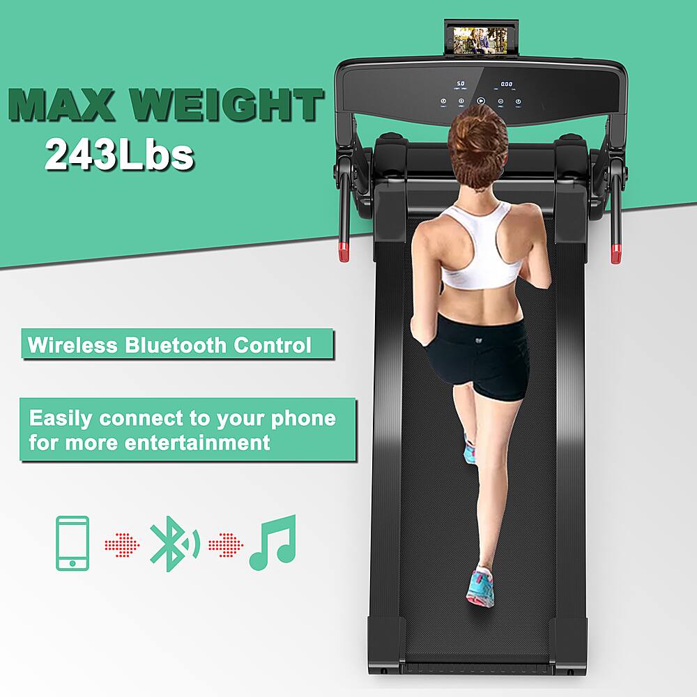 MAX WEIGHT 243Lbs Wireless Bluetooth Control Easily connect to your phone for more entertainment