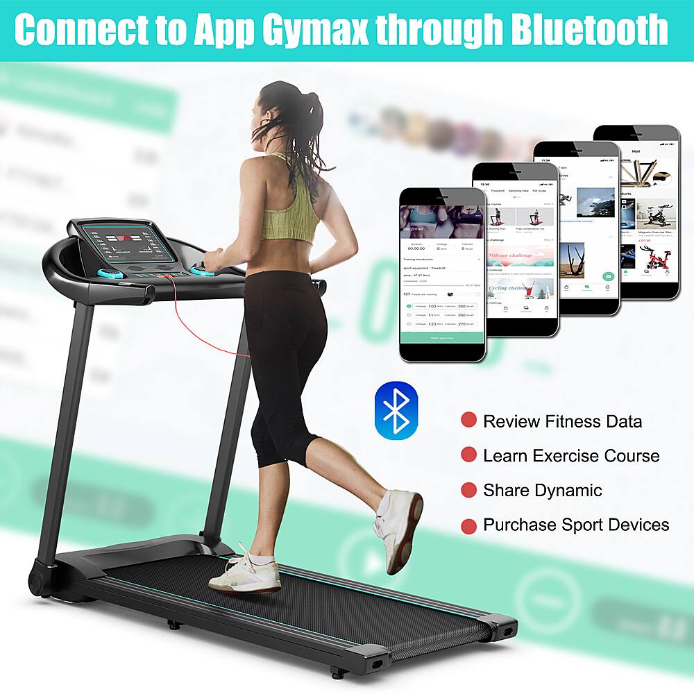 Connect to App Gymax through Bluetooth.