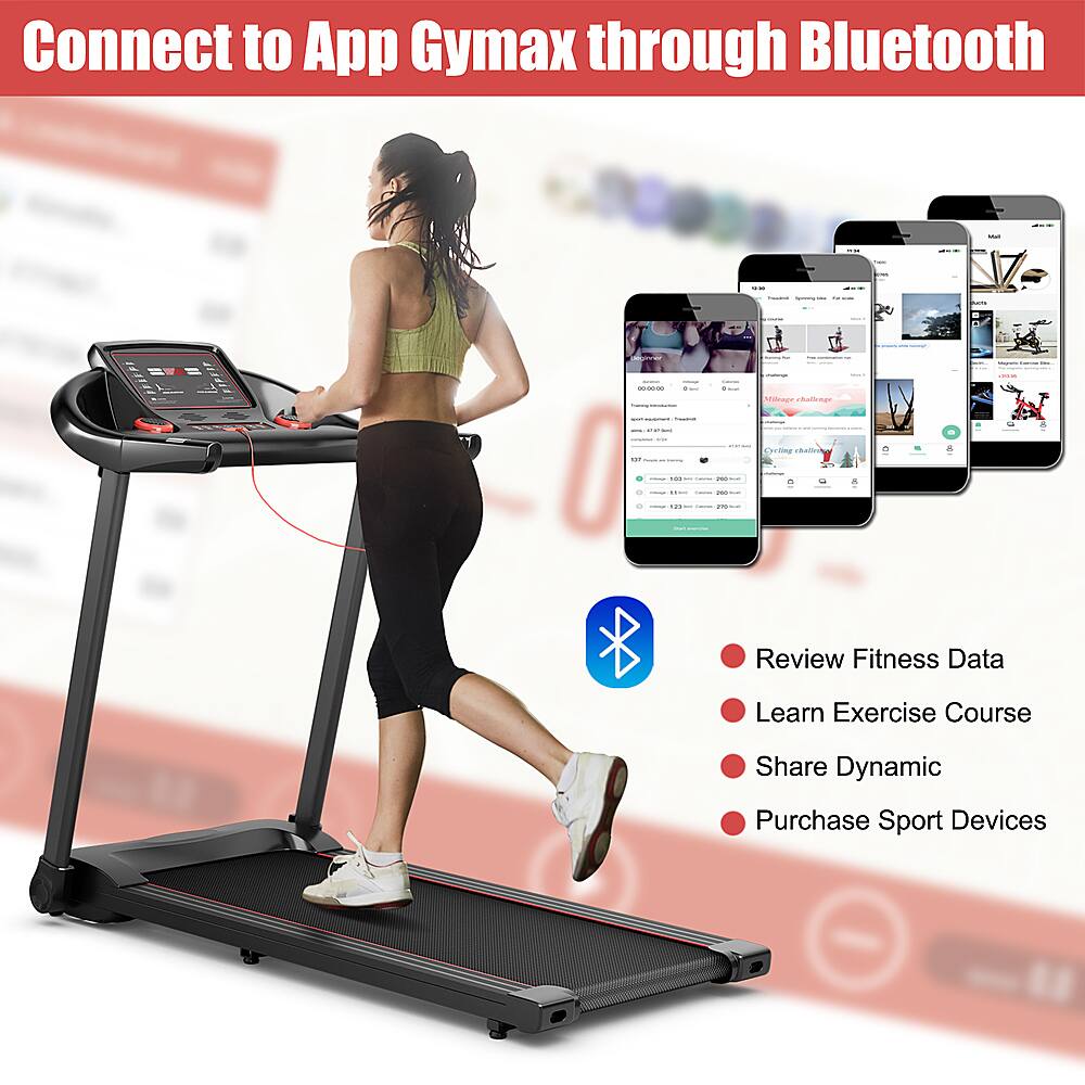 Connect to App Gymax through Bluetooth | Review Fitness Data | Learn Exercise Course | Share Dynamic Purchase Sport Devices