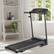 Alt View 11. Costway - 1.0HP Folding Treadmill Electric Support Motorized Power Running Machine Trainer - Black.
