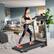 Alt View 12. Costway - 1.0HP Folding Treadmill Electric Support Motorized Power Running Machine Trainer - Black.