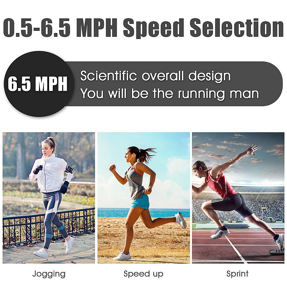 0.5-6.5 MPH Speed Selection Scientific overall design You will be the running man Jogging Speed up Sprint
