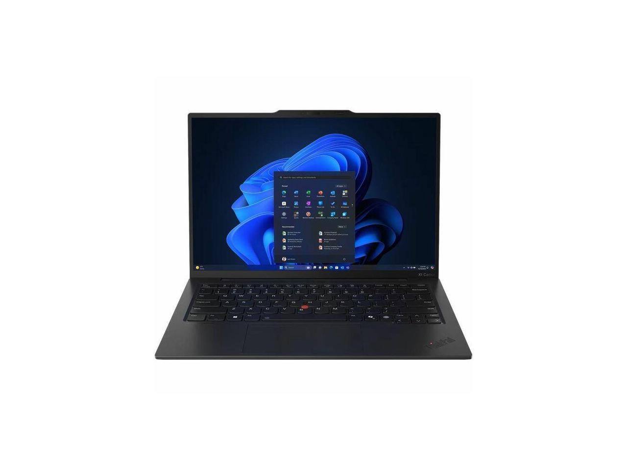 Front. Lenovo - Lenovo ThinkPad X1 Carbon Gen 13 14" - Intel Core Ultra 5 - 16 GB - 512 GB SSD - Windows 11 Pro - Black.