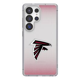 Keyscaper - NFL - Atlanta Falcons Linen Logo Galaxy Clear Case - S25 - Multicolor