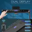 DUAL DISPLAY: Easy to Check Exercise Data No Matter Running or Walking - Touchable LED Screen + Pause/Continue When Pause the Treadmill Exercise Data Will Remain about 5 Minutes Window Display LED Clear 0:00 TIME: Time, Speed, Distance, Calorie.