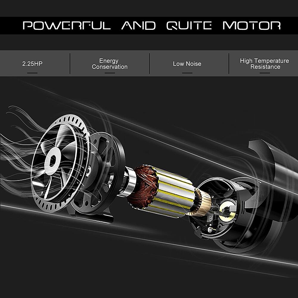 Powerful and Quite Motor: 2.25HP Energy Conservation, Low Noise, High Temperature Resistance.