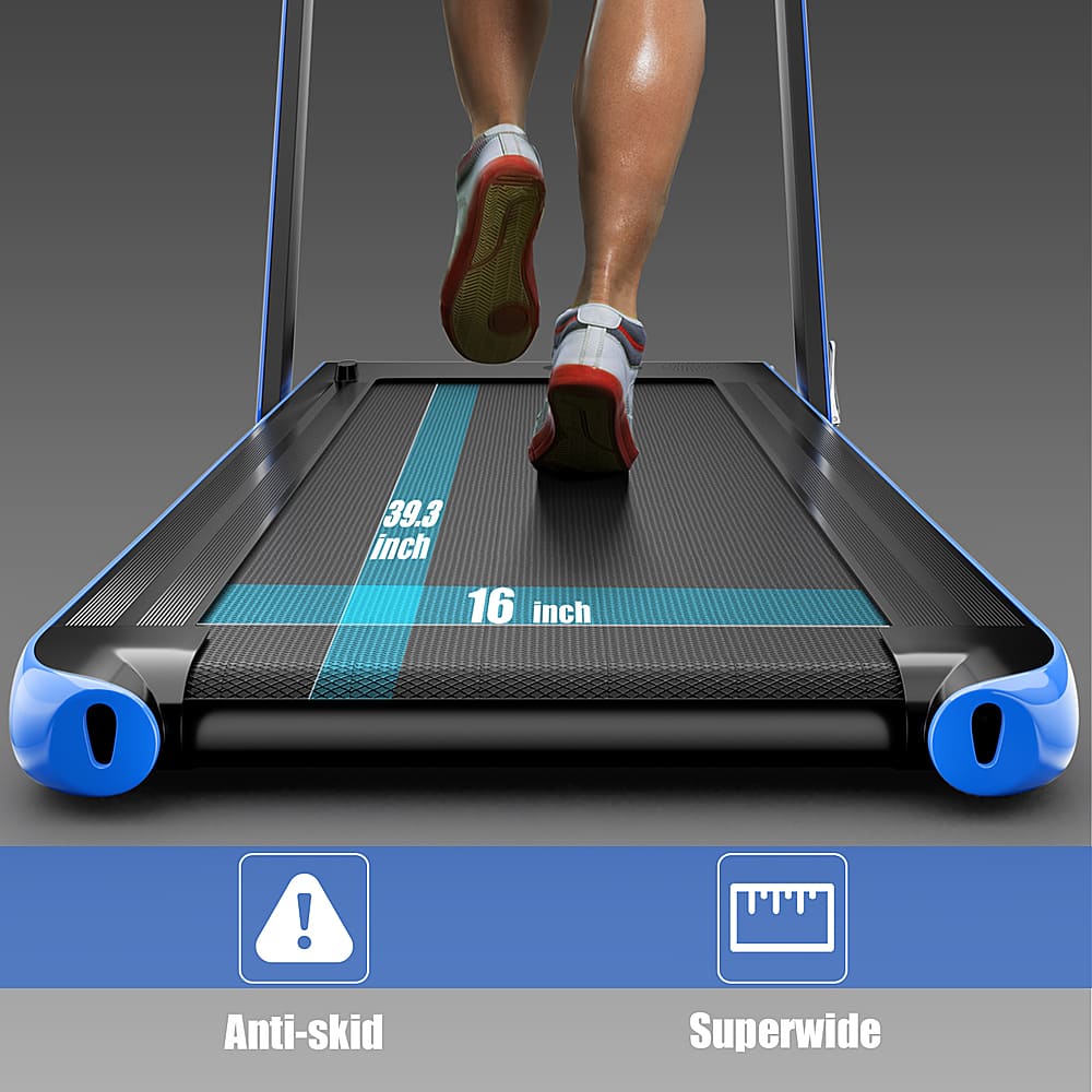 Costway Up To 7.5MPH 2.25HP 2 in 1 Single Display Screen