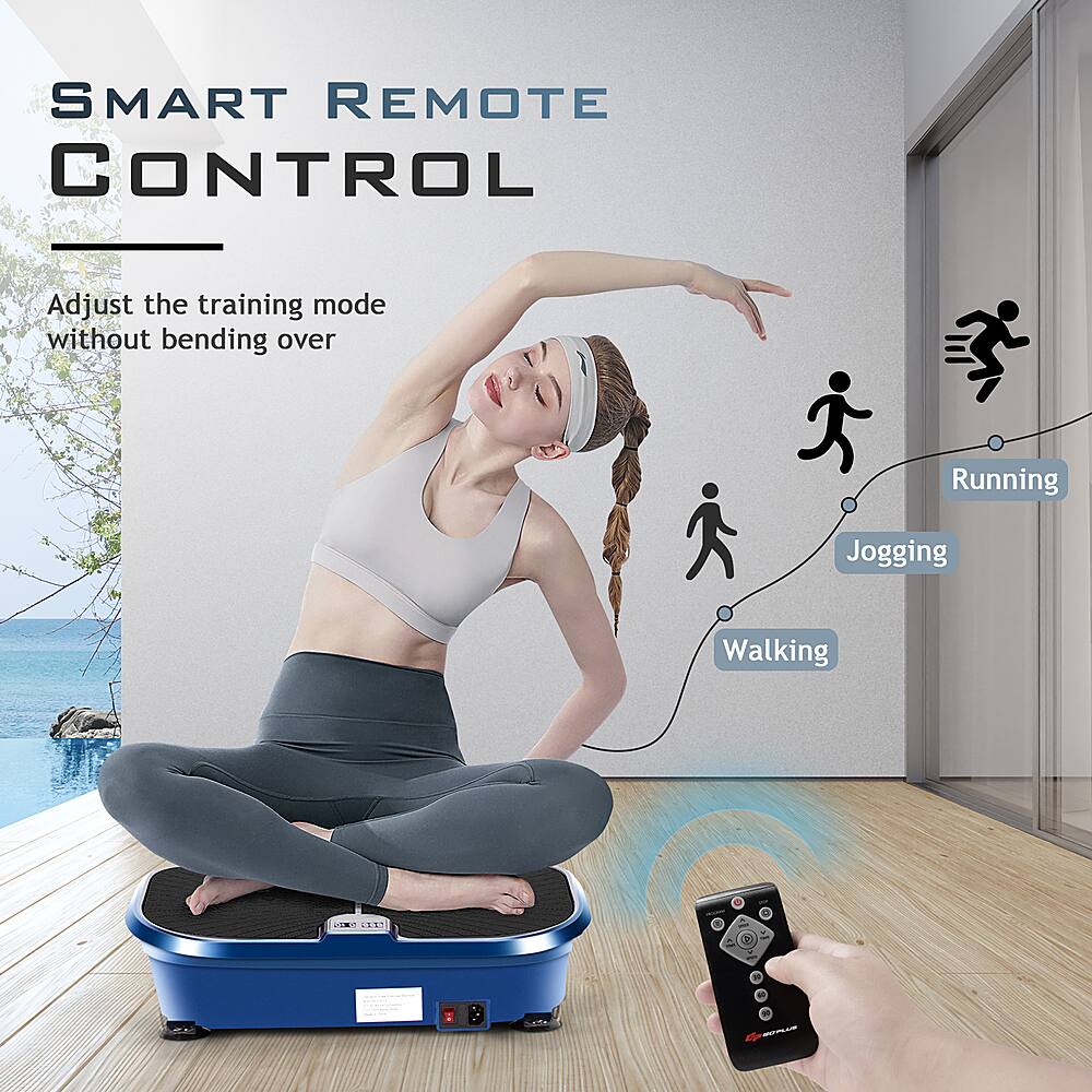 SMART REMOTE CONTROL Adjust the training mode without bending over Running Jogging Walking