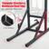 Triangular Structure & Reinforced Steel Tube: More Stable & Safer Workout Stand - 1.7mm Thickness