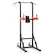 Alt View 19. Costway - Multi-function Power Tower Pull Up Bar Dip Stand Home Gym Full-body Workout - Black/Red.